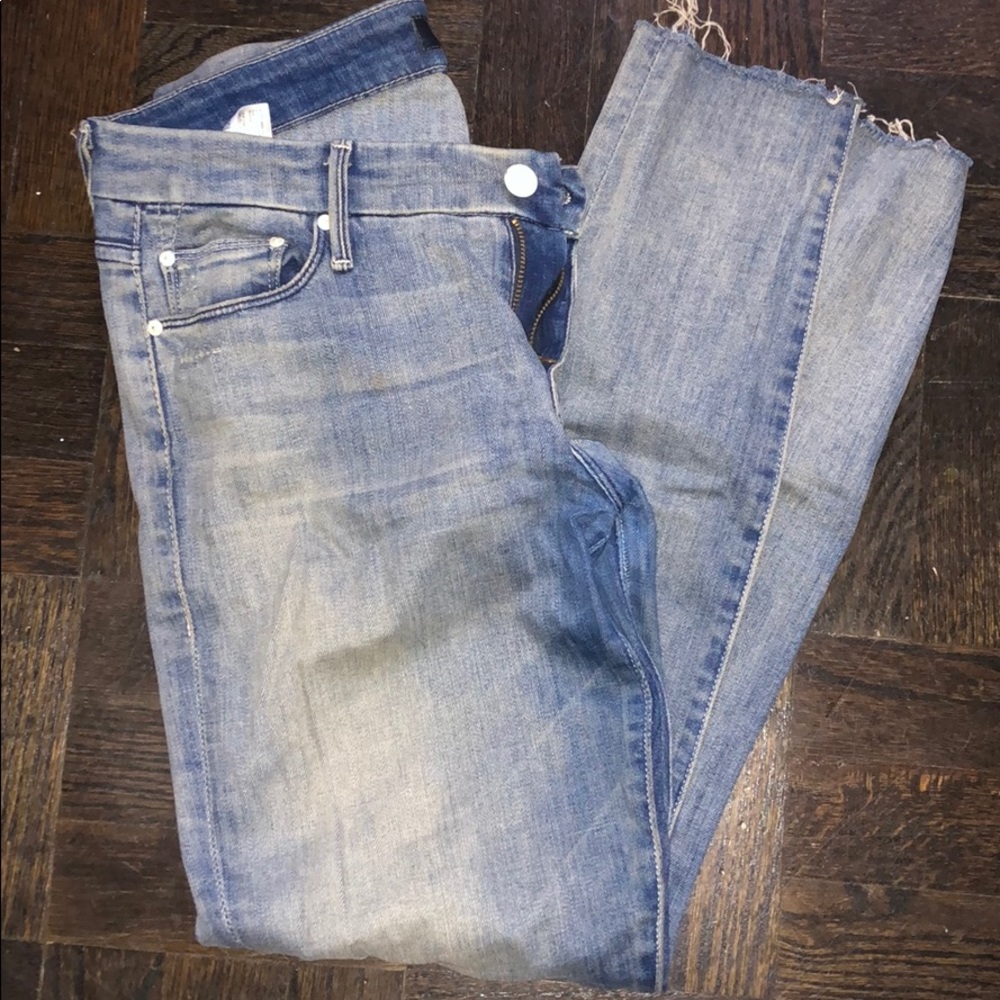 Light wash Mother denim skinny Jeans
